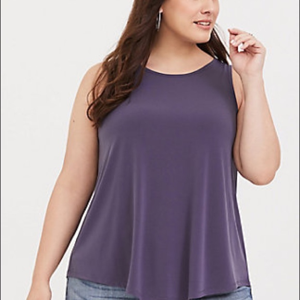 NWT Torrid Gray High Neck Tank